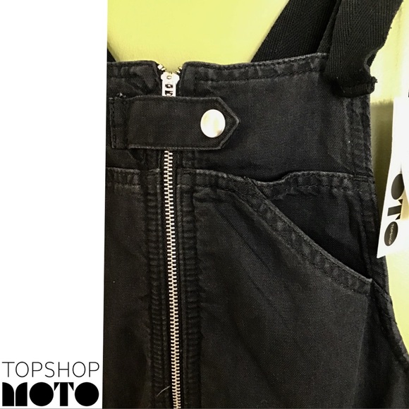 Topshop Moto Overall Dress - Picture 4 of 6